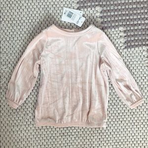 Splendid velvet pink top